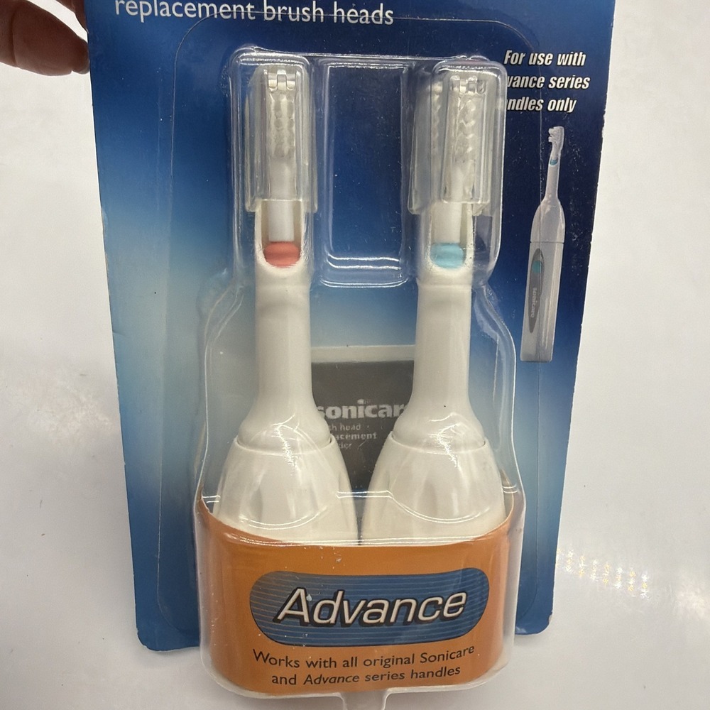 PHILIPS Sonicare Advance Compact Replacement Toothbrush Heads Vintage 2003 - Picture 8 of 9